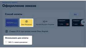 Как повысить лимит на Ozon в ДНС