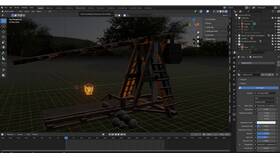 Как привязать объекты в Blender в ДНС