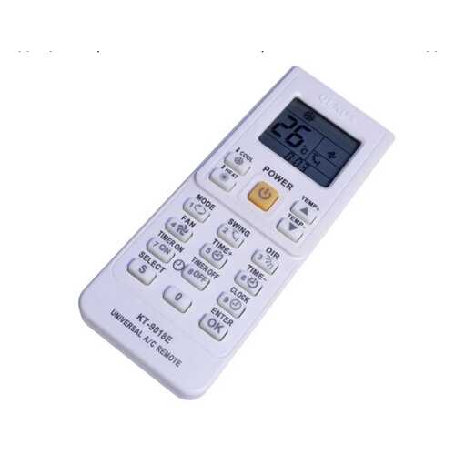 Пульт ДУ для кондиционера QUNDA KT-9018E (UNIVERSAL 4000 IN1) в ДНС