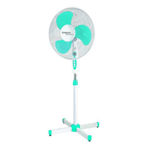 Вентилятор напольный Scarlett SC-SF111B12 white/blue в ДНС