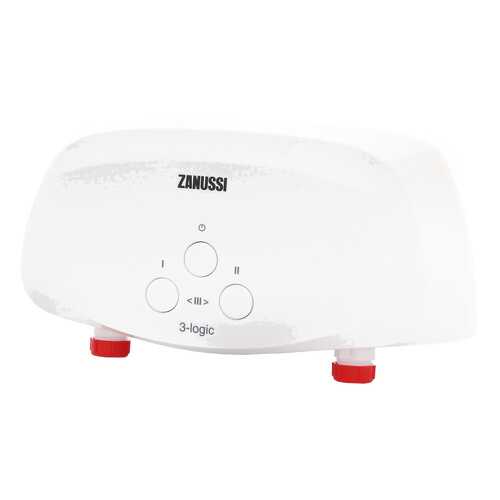 Водонагреватель проточный Zanussi 3-logic 3.5 TS (душ+кран) white в ДНС