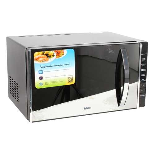 Микроволновая печь с грилем BBK 23MWG-850T/B-M black/mirror в ДНС
