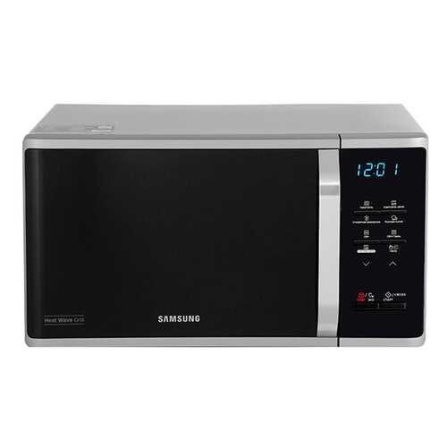 Микроволновая печь с грилем Samsung MG23K3573AS silver/black в ДНС