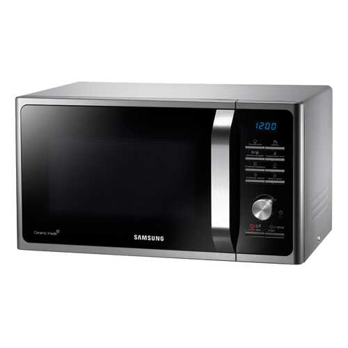 Микроволновая печь соло Samsung MS23F302TQS silver/black в ДНС