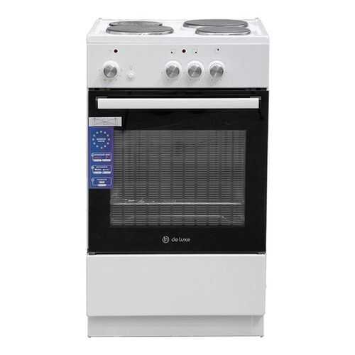 Электрическая плита DeLuxe 5003.18э White в ДНС