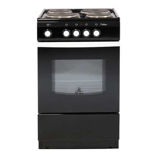 Электрическая плита DeLuxe 5004.12 Э Black в ДНС