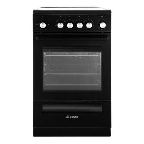Электрическая плита DeLuxe 506004.13 ЭС-001 Black в ДНС