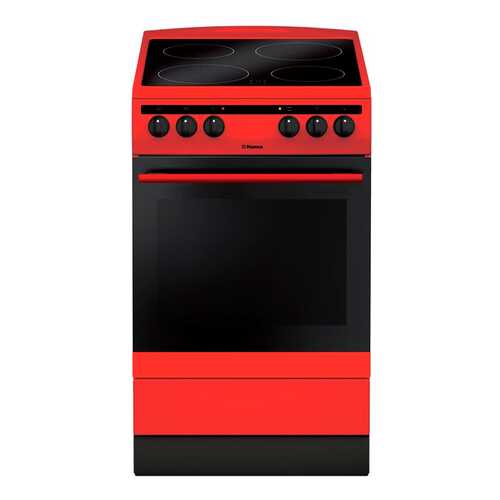 Электрическая плита Hansa FCCR58088 Red в ДНС