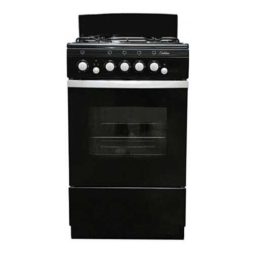 Газовая плита DeLuxe 5040.36Г(Щ) Black в ДНС