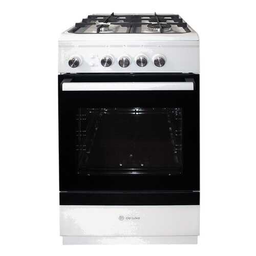 Газовая плита DeLuxe 506040.24г ЧР White в ДНС