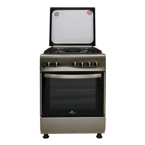 Газовая плита DeLuxe 606040.24-000Г (КР) ЧР Silver в ДНС