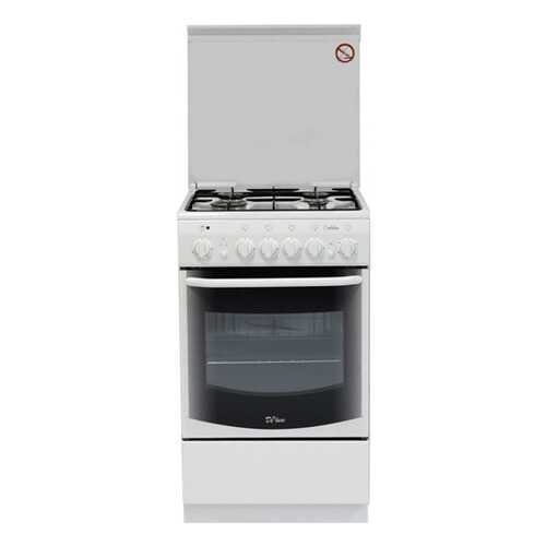Комбинированная плита DeLuxe 5040.20 White в ДНС