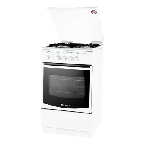 Комбинированная плита DeLuxe 5040.33 гкр White в ДНС