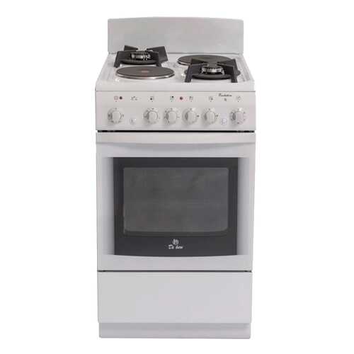 Комбинированная плита DeLuxe 506022.04 гэ (щ) White в ДНС