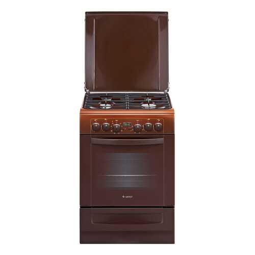 Комбинированная плита GEFEST ПГЭ 6102-03 0001 Brown в ДНС