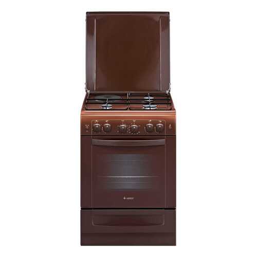 Комбинированная плита GEFEST ПГЭ 6110-02 0001 Brown в ДНС