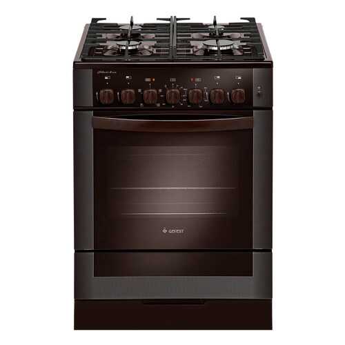 Комбинированная плита GEFEST ПГЭ 6502-02 0045 Brown в ДНС
