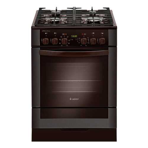 Комбинированная плита GEFEST ПГЭ 6502-03 0045 Brown в ДНС