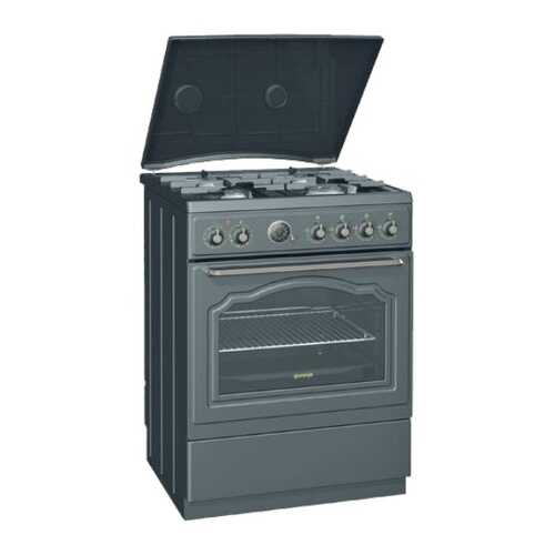 Комбинированная плита Gorenje K6121XF Grey в ДНС