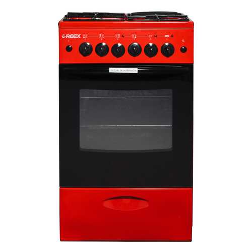 Комбинированная плита Reex CGE-531 ecRd Red в ДНС