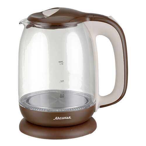 Чайник электрический Аксинья КС-1020 Brown в ДНС