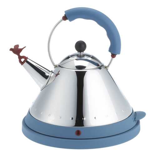 Чайник электрический Alessi MG32 AZ Silver/Blue в ДНС