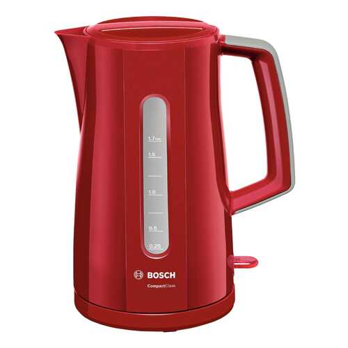 Чайник электрический Bosch TWK3A014 Red в ДНС