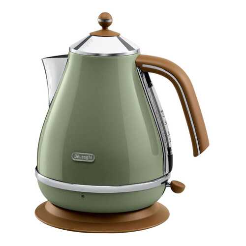 Чайник электрический Delonghi KBOV 2001.GR Green в ДНС