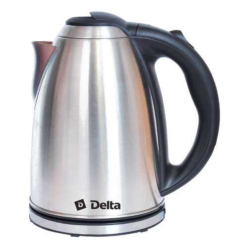 Чайник электрический Delta DL-1032 Black/Silver в ДНС