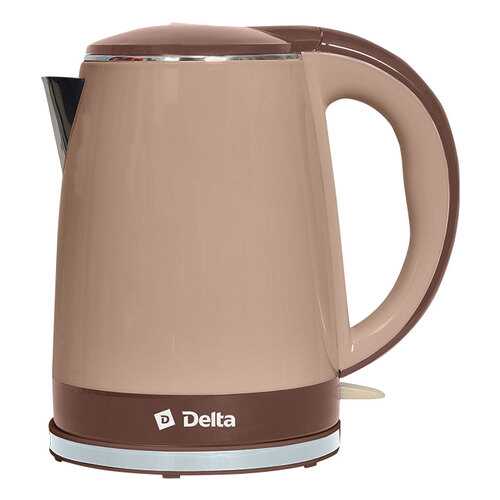 Чайник электрический Delta DL-1370 Lite Brown в ДНС