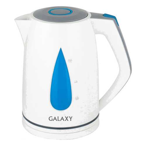 Чайник электрический Galaxy GL 0201 Blue/White в ДНС