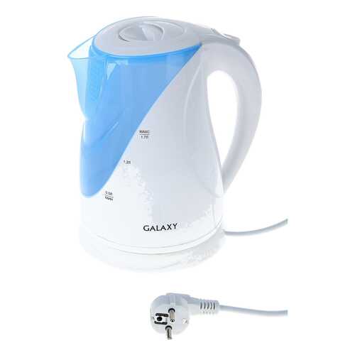 Чайник электрический Galaxy GL 0202 Blue/White в ДНС