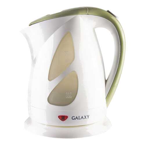 Чайник электрический Galaxy GL0216 Lime/White в ДНС