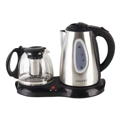 Чайник электрический Galaxy GL0403 Black/Silver в ДНС
