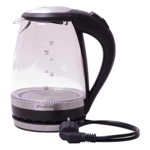 Чайник электрический Kamille 1701B Black в ДНС