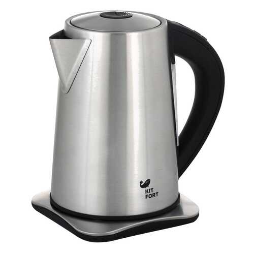 Чайник электрический Kitfort КТ-613 Silver/Black в ДНС