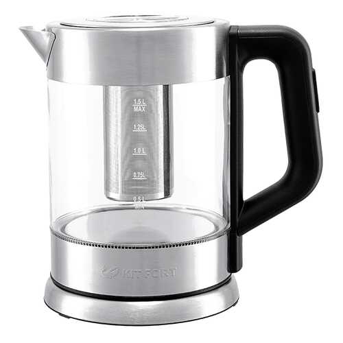 Чайник электрический Kitfort KT-623 Silver в ДНС