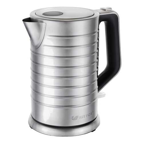 Чайник электрический Kitfort КТ-627 Silver/Black в ДНС