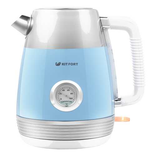 Чайник электрический Kitfort КТ-633-4 White/Silver в ДНС
