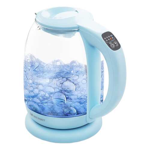 Чайник электрический Kitfort КТ-640-1 Blue в ДНС