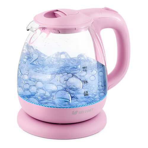 Чайник электрический Kitfort КТ-653-2 Pink в ДНС