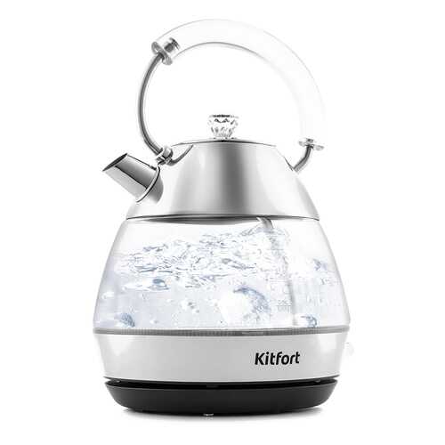 Чайник электрический Kitfort КТ-678 Silver в ДНС