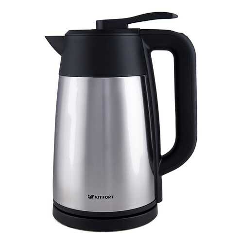 Чайник электрический Kitfort Vacuum Edit КТ-620-2 Black/Silver в ДНС