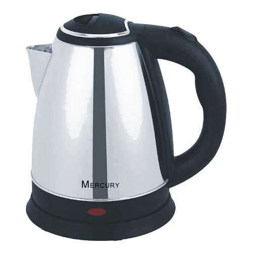 Чайник электрический Mercury MC-6725 Black/Silver в ДНС