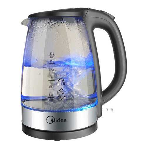 Чайник электрический Midea MK-8016 Black/Silver в ДНС