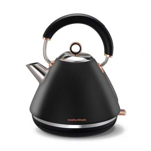 Чайник электрический Morphy Richards Accents Rose Gold Black в ДНС