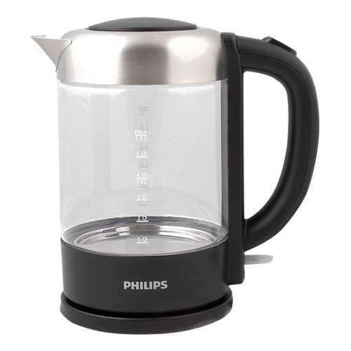 Чайник электрический Philips HD9340/90 Black/Silver в ДНС