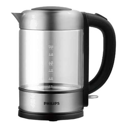 Чайник электрический Philips HD9342/01 Silver/Black в ДНС