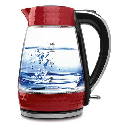 Чайник электрический Polaris PWK 1704CGL Diamond Red в ДНС