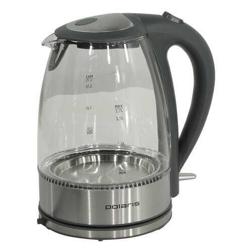 Чайник электрический Polaris PWK 1719CGL Black/Silver в ДНС